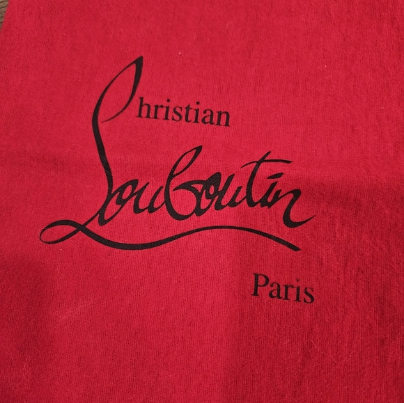 Christian Louboutin Red Dust Bag Pair - Picture 3 of 4